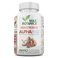 ALPHAMAX® Active Hexose Correlated Compound - High Strength Formula - 600mg - Made from Shiitake Mushrooms - No Additives - UK Made - GMP Standards (120 Capsule Bottle)