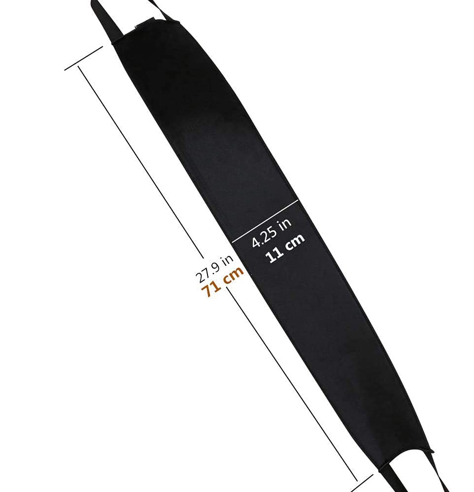 Lerkely Tanning Back Applicator, Self Back Body Lotion Applicator for Apply Tanning Lotion/Cream (10.5X59 CM, Black)