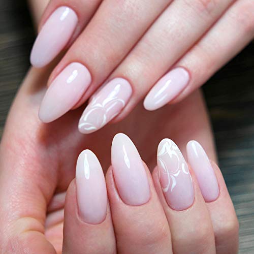 Semilac SEMILAC Gel Nail Polish | Long Lasting and Easy to Apply | Perfect for Home and Professional Manicure and Pedicure - 002 Delicate French UV Gel Nail Polish, 7 ml.
