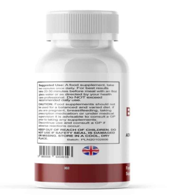 BoostUp for Men - Boost Up Male Performance - Supports a Healthy Blood Flow - Natural Ingredients - 60 Capsules/Slim Warriors