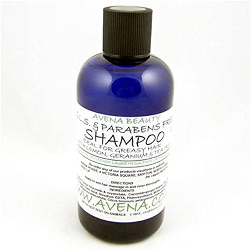 Avena Shampoo With Lemon Geranium and Tea Tree - SLS and paraben free shampoo - 250ml