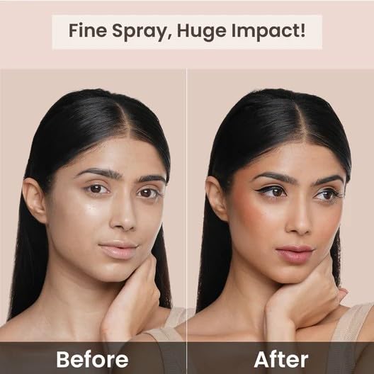 SWISS BEAUTY Long Lasting Misty Finish Professional Makeup Fixer Spray for Face Makeup | With Aloe Vera and Vitamin E | Lightweight, Quick Dry, 70ml