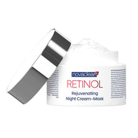 Novaclear Retinol Night Cream Mask with Retinol, Squalane, Caviar Extract and Vitamin E for Deep Nourishment, Firmness and Radiance Boost for Mature Skin - 50 ML