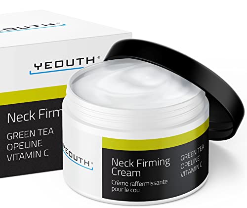 YEOUTH Neck Firming Cream and Decolletage Cream with Vitamin C, Firming Neck Cream for Crepey Neck and Double Chin, Face and Neck Firming Cream, Neck & DÃ©colletÃ©
