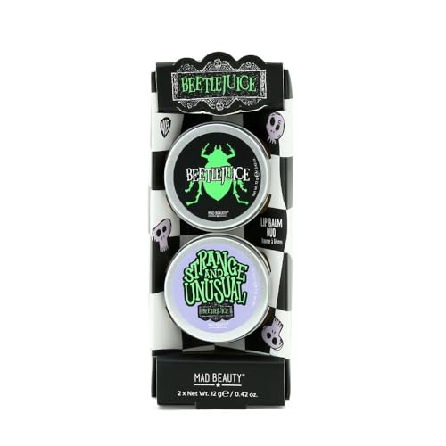 Warner Bros Beetlejuice Lip Balm Duo - Moisturising, Softening - Lip Balm Duo