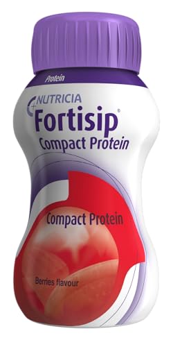 Fortisip Compact Protein Drink, Red Fruit Flavour, 125ml Bottle