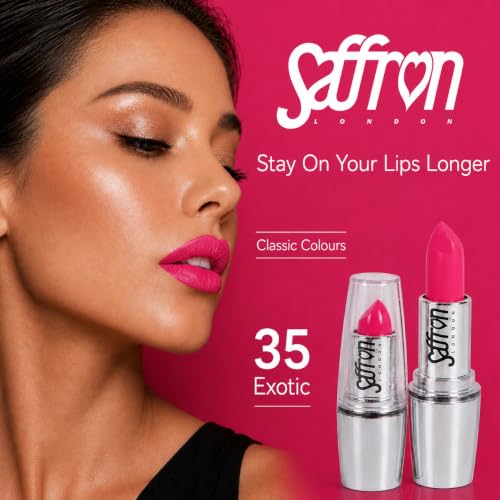 Saffron LONDON Saffron - 0134 Lipstick "Stay on Your Lips Longer" (Colour 35 Exotic)