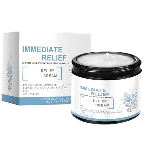 DEJIN Magnesium Cream – Joint, Muscle & Nerve Comfort | Magnesium Gel, Balm, Butter | Foot, Leg & Body Cream | Nerve, Neuropathy, Sciatica Support | Relaxing Knee Joint Cream | Lightweight, Non-Greasy