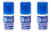 Dr J's BITE & Sting Relief Roll On with Witch Hazel & Aloe Vera, 3 x 50 ml