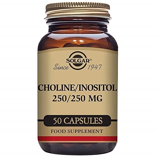 Solgar Choline/Inositol 250mg Vegetable Capsules - Pack of 50