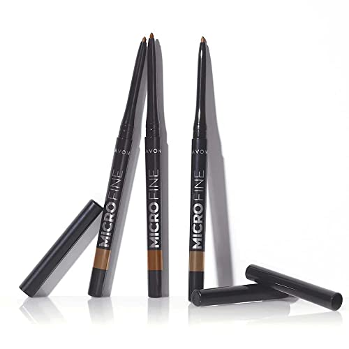 Avon Glimmerstick Microfine Eyebrow Brow Definer Pencil (Soft Black)