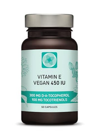 Procapsin Vitamin E 450 IU 400mg Tocopherol + Tocotrienol Vitamin E Vegan - Alpha Tocopherol + All 4 Tocotrienols – Alpha Tocotrienol + Beta Tocotrienol + Delta Tocotrienol and Gamma Tocotrienol
