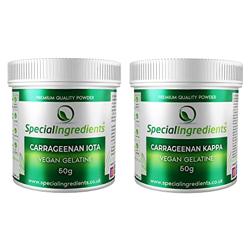 SPECIAL INGREDIENTS Carrageenan Iota 50g and Carrageenan Kappa 50g Premium Quality