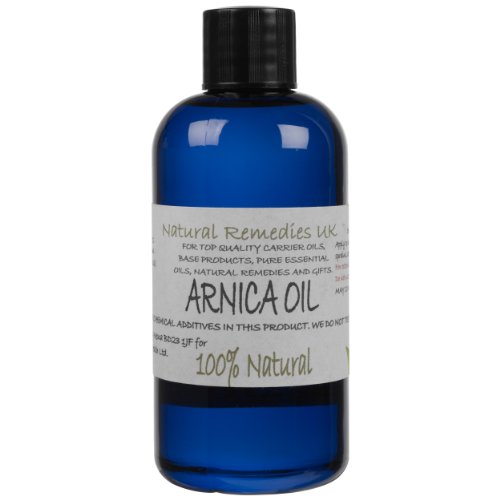 Natural Remedies UK Natural Arnica Oil (Heterotheca inuloides) 100ml: Ready to apply, Rub on Unscented Massage & Carrier Oil