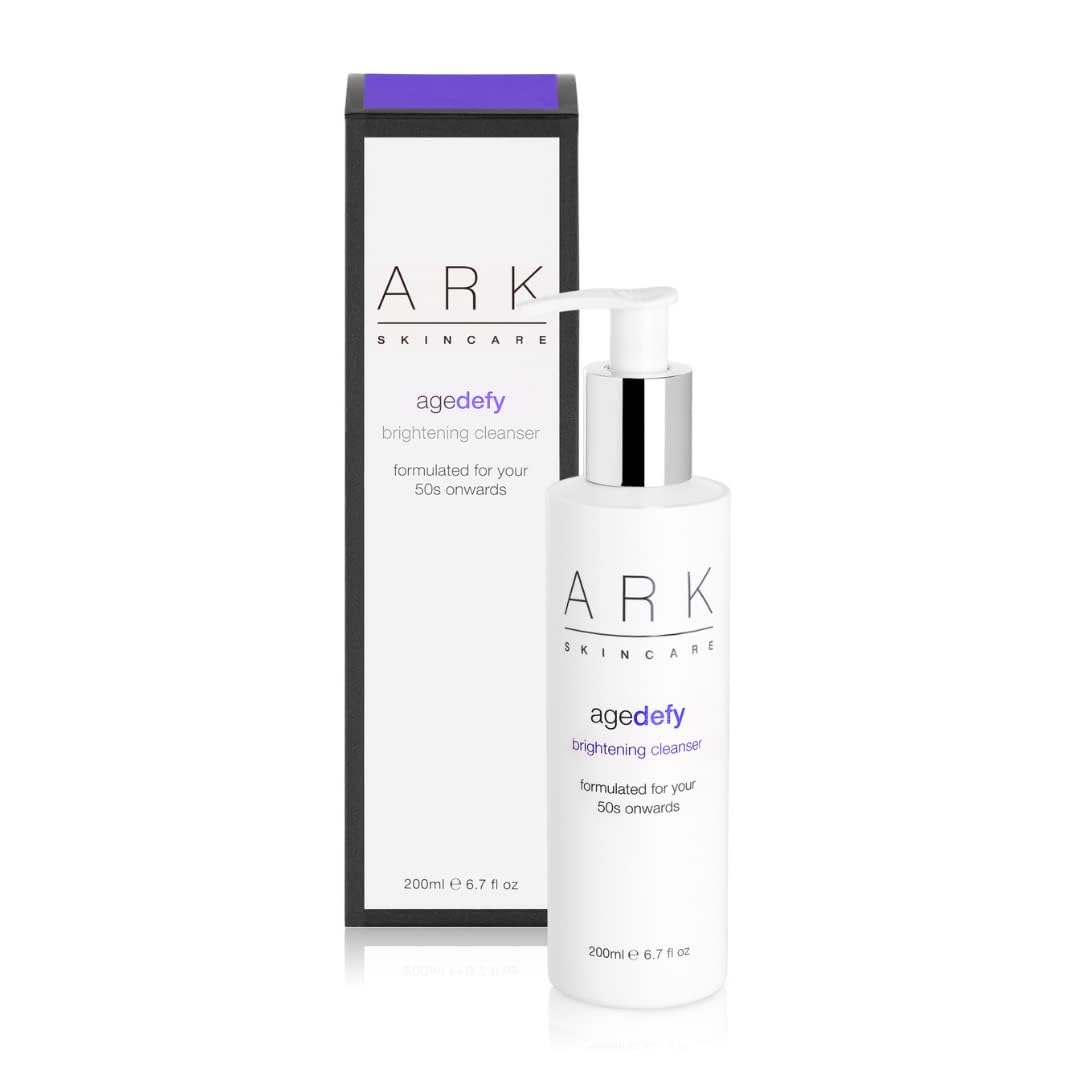 ARK Skincare Age Defy Brightening Cleanser, For Mature Skin, Hydrating Daily Cleanser with Vitamin C, Red Algae & Blackcurrant, 200ml