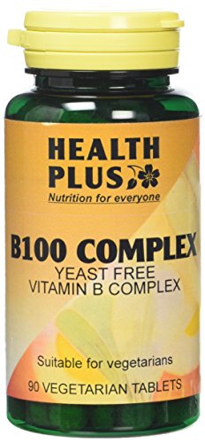 Health Plus B100 Complex Vitamin B Supplement - 90 Tablets