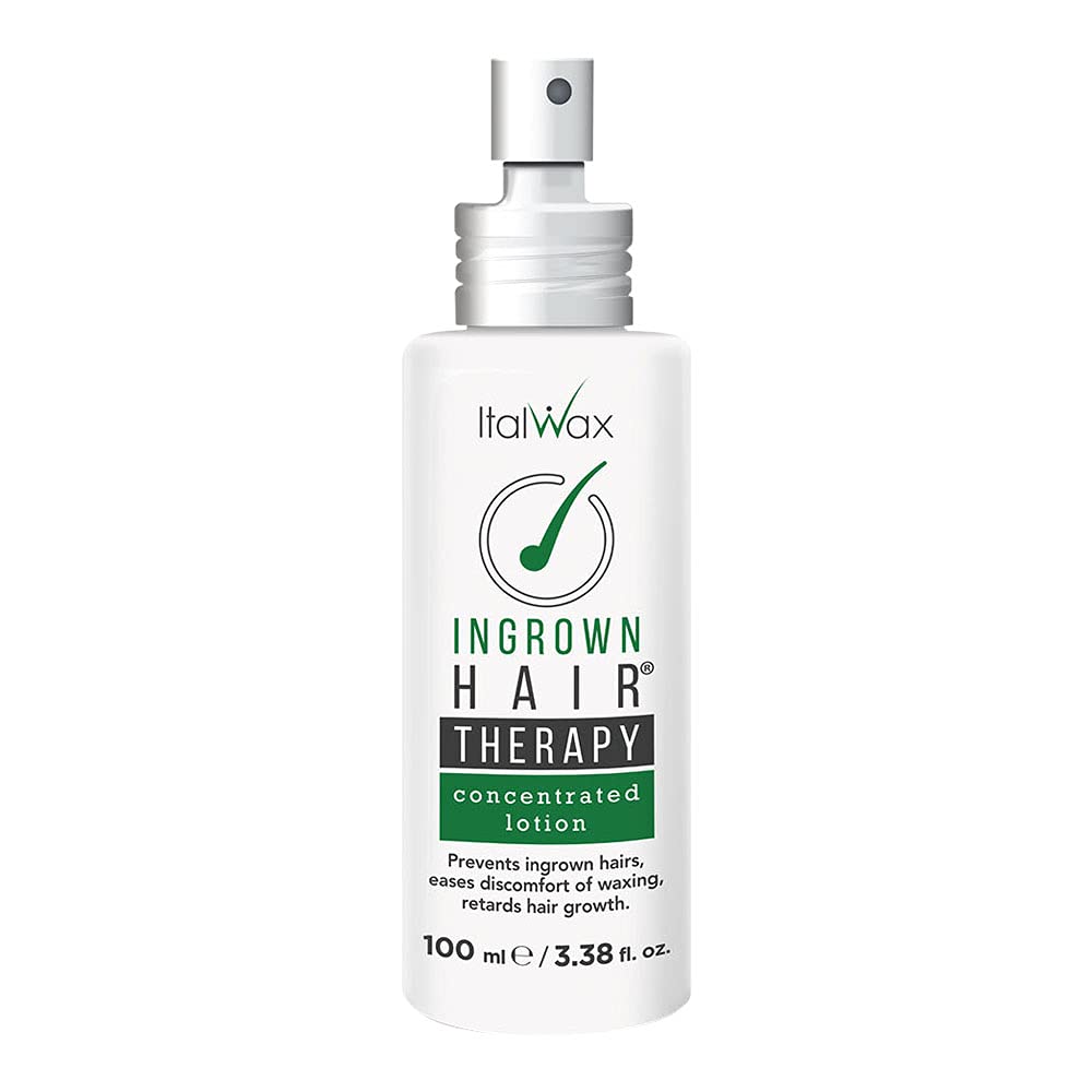 Italwax Ingrown Hairs Therapy Concentrated Lotion 100ml (3.38fl.oz) - Prevents and slows down ingrown hairs occurrence - Ideal for large surfaces