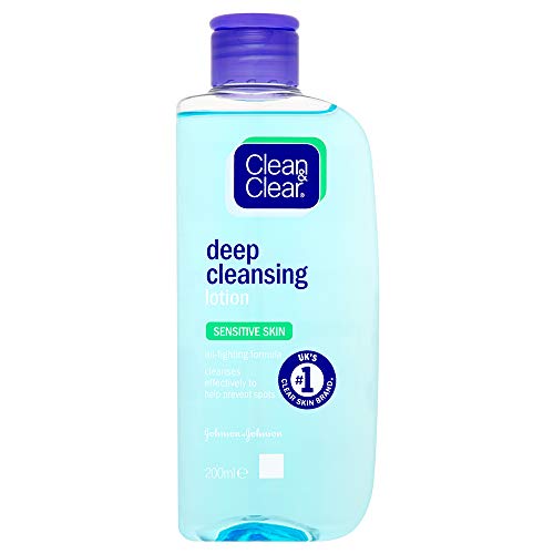 Clean & Clear Deep Cleansing Lotion for Sensitive Skin, 200ml