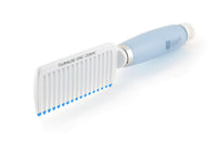 Eu Pro Gel Grip Detangling Ceramic Infused Comb with Frizz Fighting Ions for Long, Thick, or Curly Hair - Blue