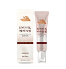 NoraGlaze Eye Cream for Dark Circles and Puffy Eyes with Ginseng Peptide Serum, Under Eye Cream Anti Aging Korean Serum, 14 Days Visible Results, 24H Hydration, Fast Absorption (Ginseng eye cream * 1)