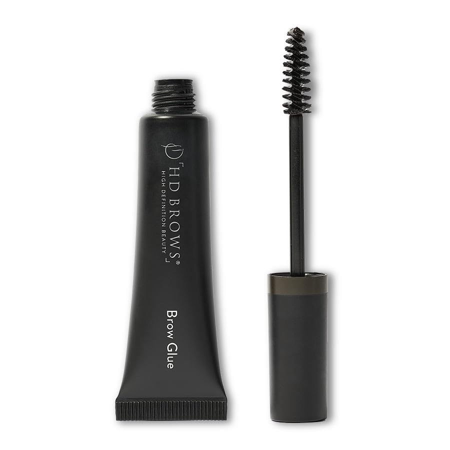 HD Brows HD BROWS Brow Glue Brow Setting Gels Extreme Hold Gel, Dark Brown/Black
