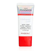 ONEKLIK Phoera Foundation Full Coverage Foundation Soft Matte Liquid Foundation Makeup Flawless Cream Smooth Waterproof Lightweight 24HR Long Lasting New Formula Tube Pack (104A Natural Beige)