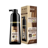 Royal Glow Hair Colour Shampoo For Men & Women | 5-Minute 200ml | Natural Ingredients | Vitamin B5 | 3-in-1 (Dark Brown)