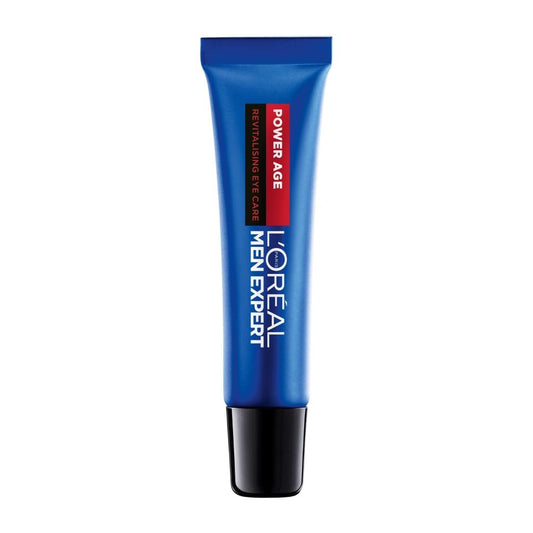 L’Oréal Paris men expert L'Oréal Men Expert Men's Eye Cream, Hyaluronic Acid Eye Care for Ageing, For Dry & Dull Skin, Power Age, 15ml