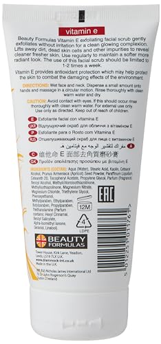 Beauty Formulas Vitamin E Exfoliating Facial Scrub