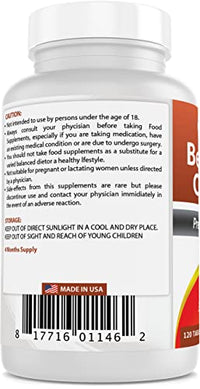 Best Naturals Bee Pollen Complex 1000 Mg 120 Tablets (120 Count (Pack of 2))