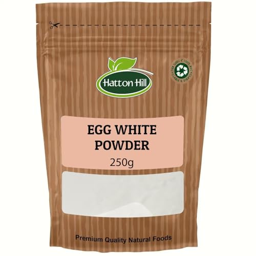 Egg White Protein Powder 250g, Dried Egg Whites (Unflavoured), Make Whipped Egg Whites, Use in Baking & Cooking by Hatton Hill