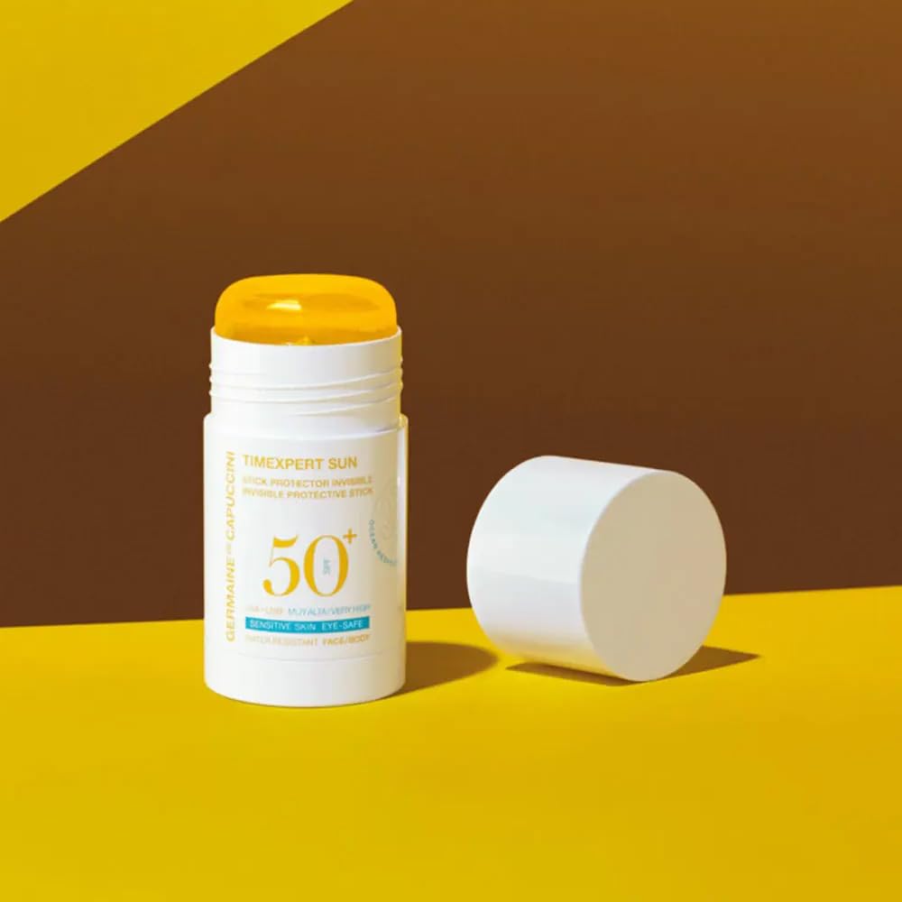 Germaine de Capuccini - Timexpert Sun - Invisible Protector Stick - For Vulnerable areas of the Face and Body - SPF50+