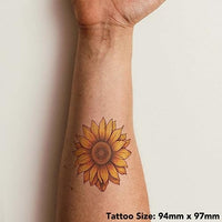 Azeeda 'sunflower' Temporary Tattoo - Water Resistant, Skin-Safe, Non-Toxic Transfer (TO00061507)