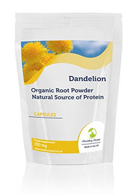 Healthy Mood Dandelion Root Powder 250mg Natural Source of Protein Health Food Supplement Vitamins 180 Capsules