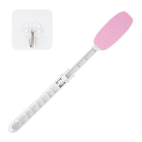 LOPHE Lotion Applicator for Back, Foldable Back Cream Applicator, Detachable Long Handled Cream Applicator, 2 in 1 Back Scrubber for Shower, Body Brush Bathing Accessories for Men Women (Pink)