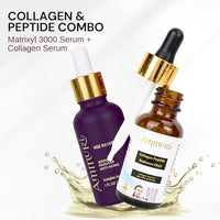 Ammuri Advanced Anti-Ageing & Collagen Peptide Serum Duo | Hydrating & Radiance Boosting Skincare Set | Reduces Fine Lines, Wrinkles & Dark Spots | Vegan, Lightweight & Fast-Absorbing | Made in the UK