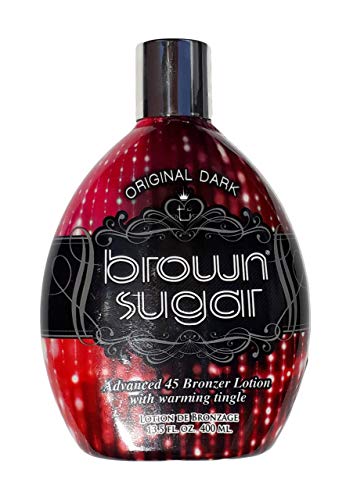 TanTan Tan Incorporated Original Dark Brown Sugar Tingle Advanced 45 Bronzer Tanning Lotion 400ml