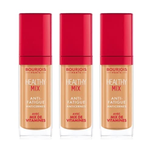 Bourjois Paris 3 x Bourjois Healthy Mix Anti Fatigue Concealer 7.8ml - 55 Honey