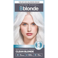 Jerome Russell Bblonde Clean Blonde Post Blonding Toner - Semi Permanent Hair Dye Kit for Pre Lightened & Blonde Hair with Brazil Nut Oil, No Ammonia & Vegan