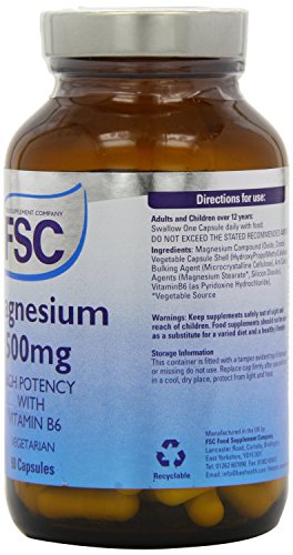 FSC 500mg Magnesium 90 Capsules