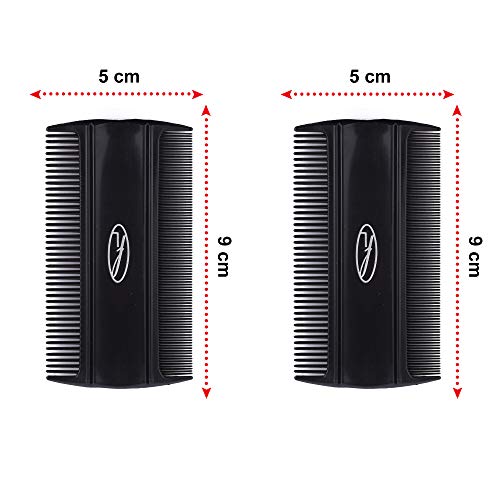 Fine Lines - Head Lice Comb, Pack of 2 - Professional Nit Combs - Nit Comb Kids and Adults