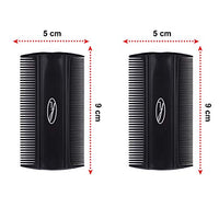 Fine Lines - Head Lice Comb, Pack of 2 - Professional Nit Combs - Nit Comb Kids and Adults