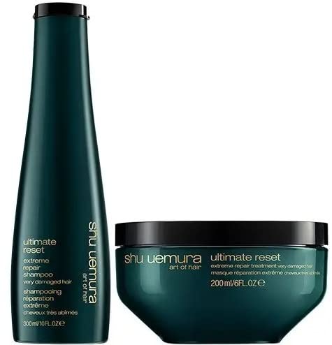 L'ORÉAL Shu Uemura Art of Hair Ultimate Reset Shampoo 300ml & Masque 200ml Duo