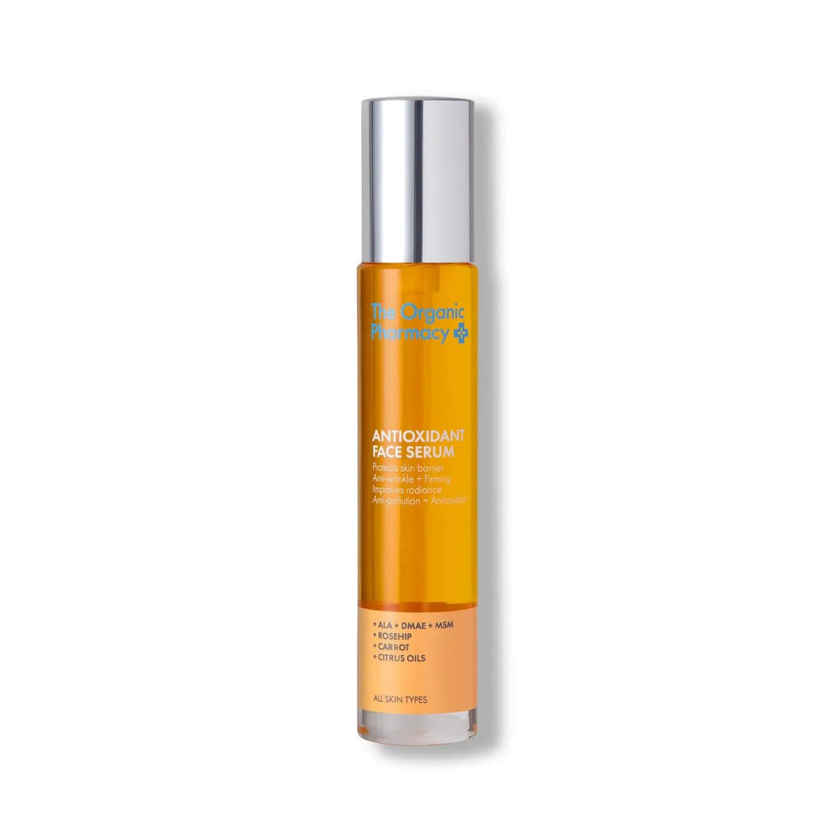The Organic Pharmacy Antioxidant Face Serum, 35ml - Oil-Serum Packed with Antioxidants - Anti-wrinkle and Firming - 99.8% Organic, 66% Natural