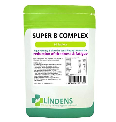 Super Vitamin B Complex w/Probiotic 3-PACK 270 Tablets B1 B2 B3 B5 B6 B9 B12