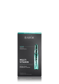 BABOR AMPOULE CONCENTRATES Multi-Vitamin, anti-aging retinol serum to strengthen and protect, with biotin & vitamin A, B5 and E, 14ml