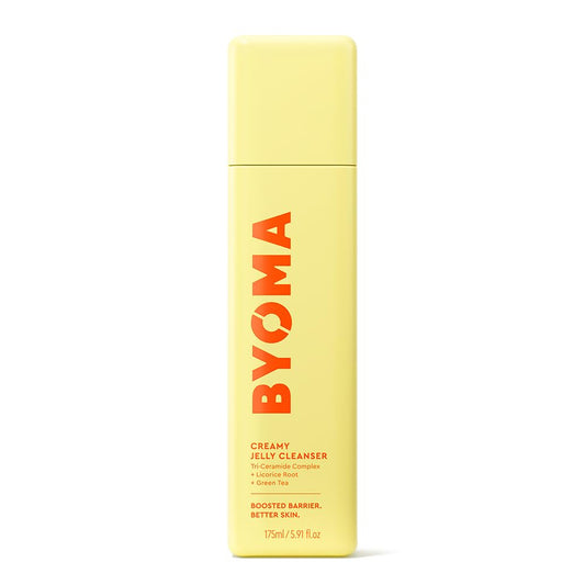 BYOMA Creamy Jelly Cleanser (175ml) Hydrating Facial Cleanser for Skin Barrier Repair -Tri-Ceramide Face Wash for All Skin Types - Gently Removes Makeup and Excess Oil