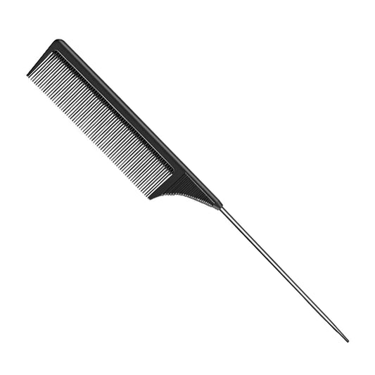 CCLKHY Pin Tail Comb, Rat Tail Combs, Black Carbon Fiber Parting Combs, Anti Static, Teasing Comb for Styling of All Hair Types
