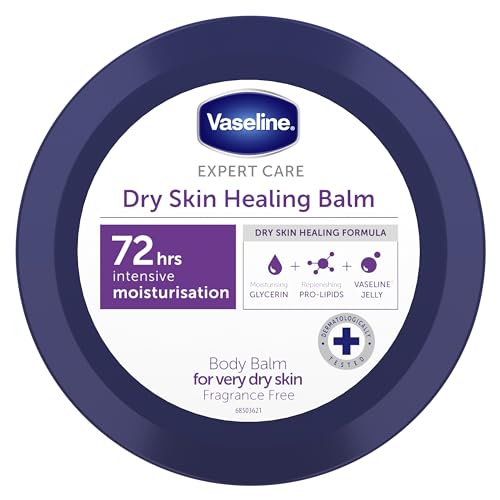Vaseline Expert Care Dry Skin Healing Balm Body Cream dermatologically tested moisturiser for very dry skin 250 ml