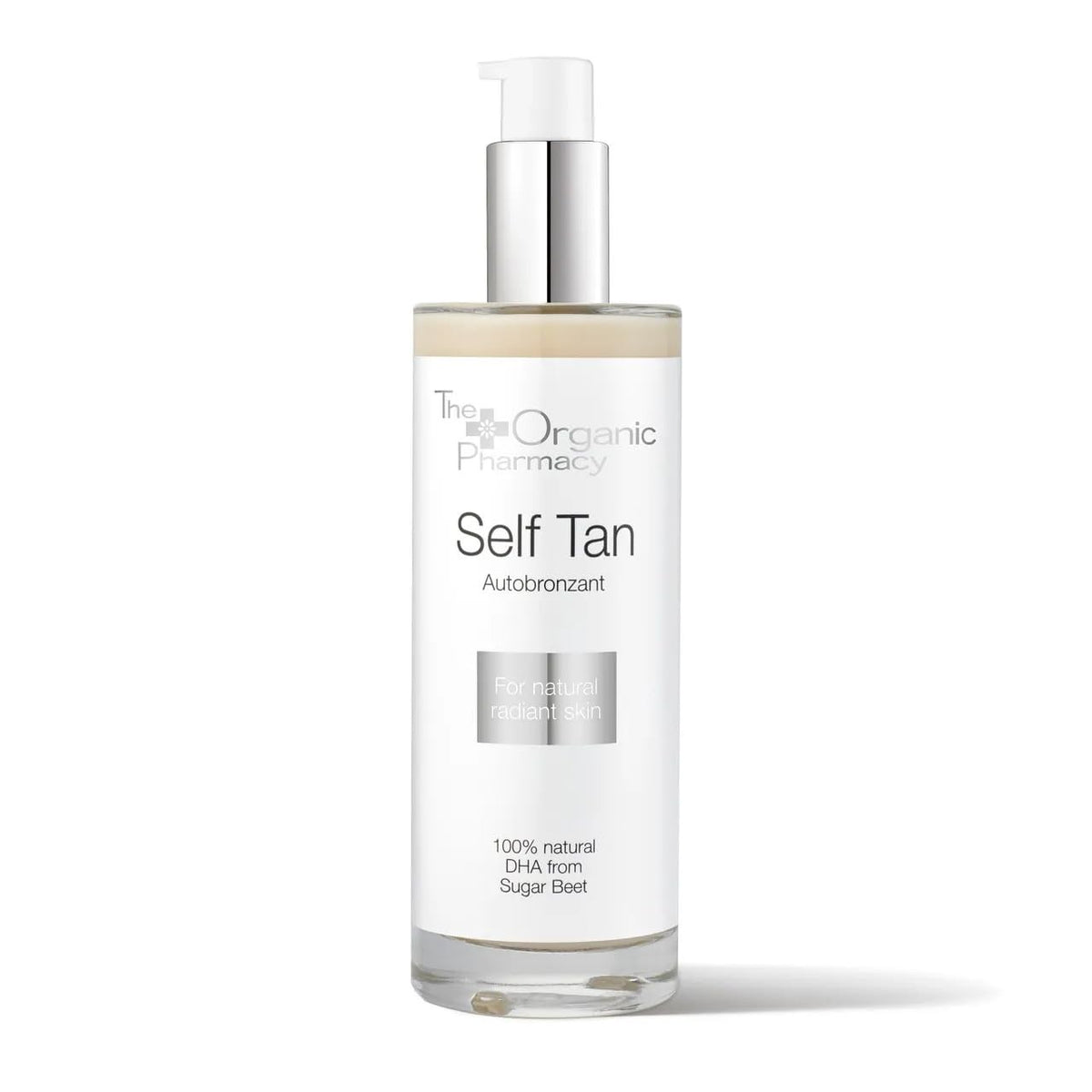 The Organic Pharmacy Self Tan, 100ml - Moisturise, Natural Radiant Skin, With DHA from Sugar Beet, Shea Butter, Jojoba Oil, Organic 29.50%, Natural 75.90%